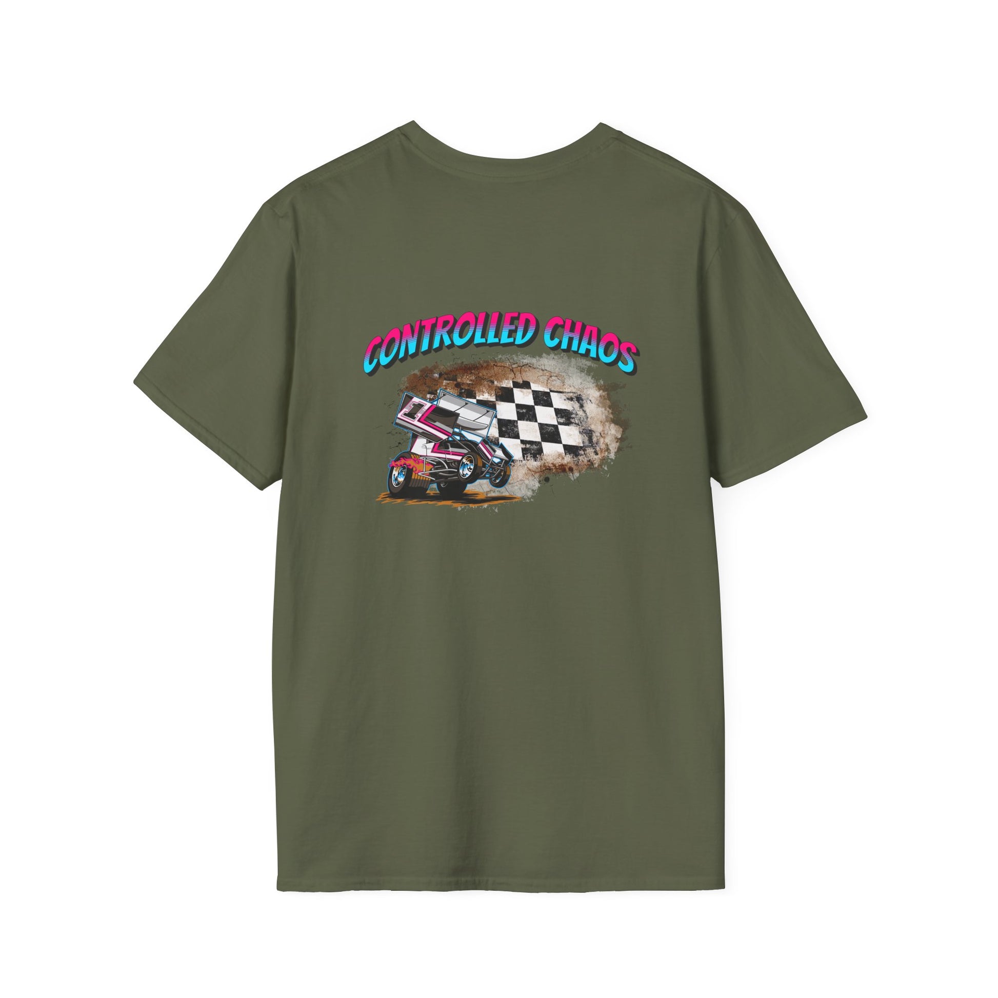 Controlled Chaos- Unisex T-Shirt, Casual Auto Enthusiast Tee, Gift for Car Lovers, Vintage Racing Apparel, Motorsports Fan Shirt