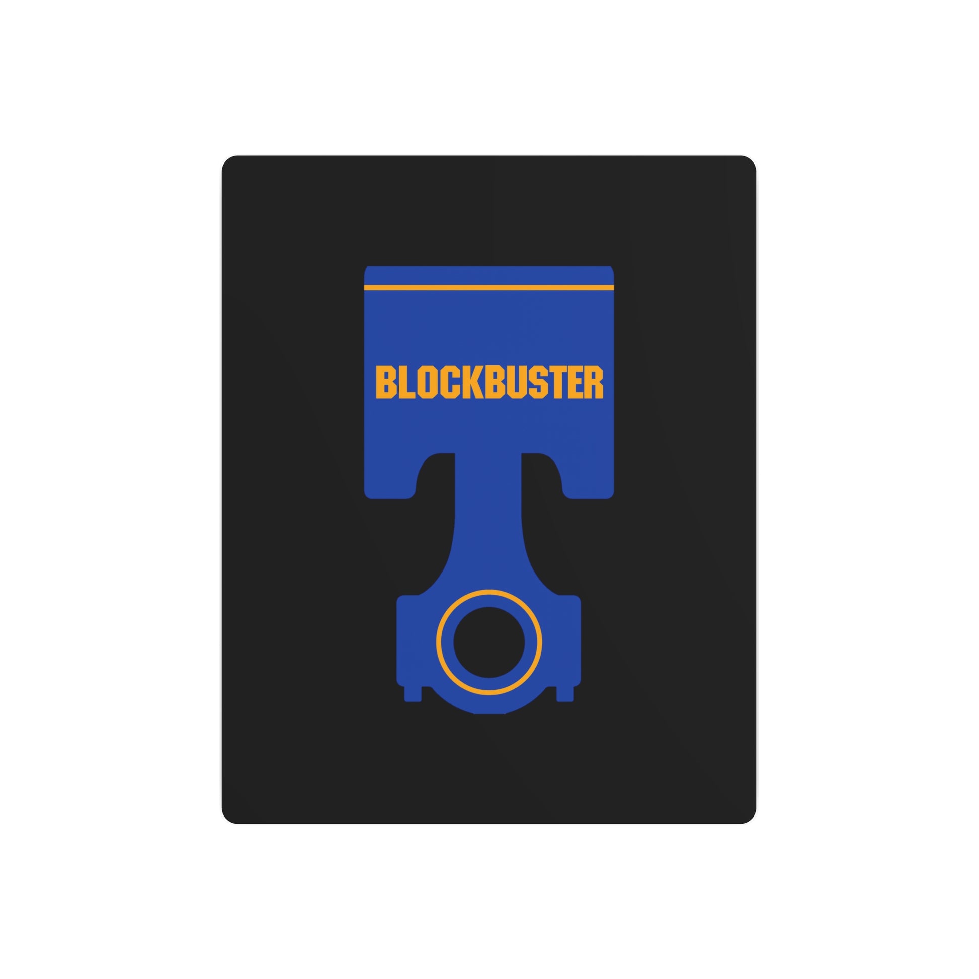 Blockbuster Piston Metal Art Sign, Unique Garage Decor, Automotive Wall Art, Novelty Gift for Car Lovers, Man Cave Decoration