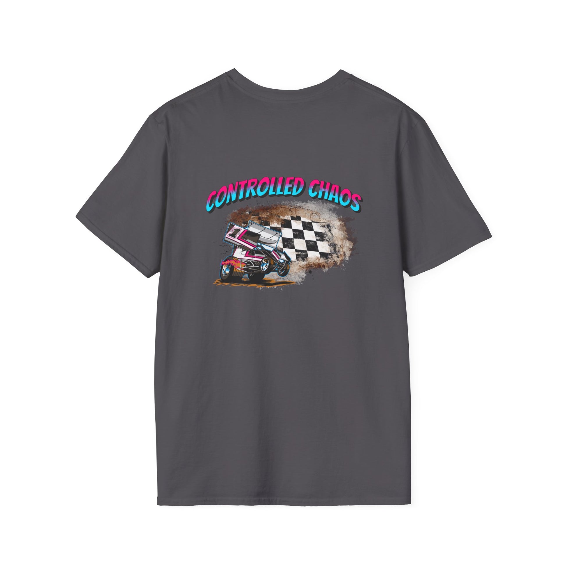 Controlled Chaos- Unisex T-Shirt, Casual Auto Enthusiast Tee, Gift for Car Lovers, Vintage Racing Apparel, Motorsports Fan Shirt