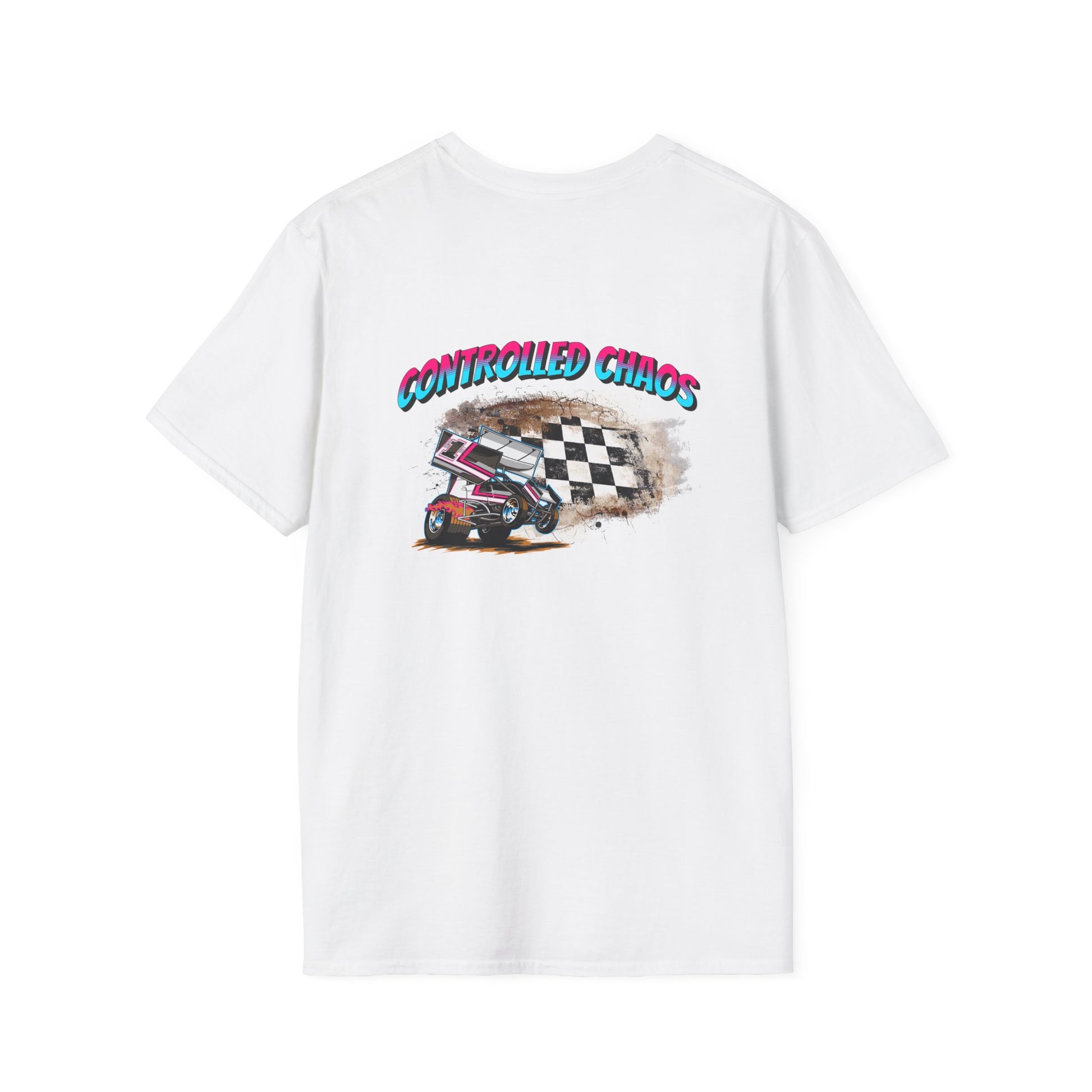 Controlled Chaos- Unisex T-Shirt, Casual Auto Enthusiast Tee, Gift for Car Lovers, Vintage Racing Apparel, Motorsports Fan Shirt
