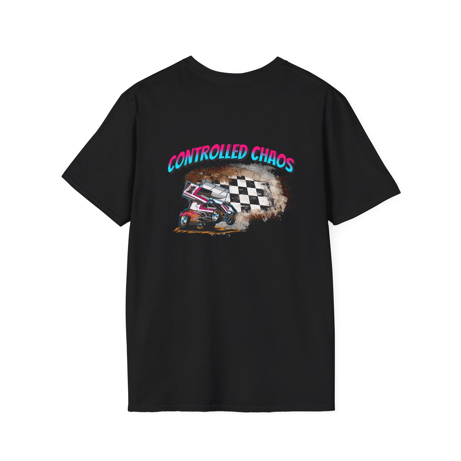 Controlled Chaos- Unisex T-Shirt, Casual Auto Enthusiast Tee, Gift for Car Lovers, Vintage Racing Apparel, Motorsports Fan Shirt