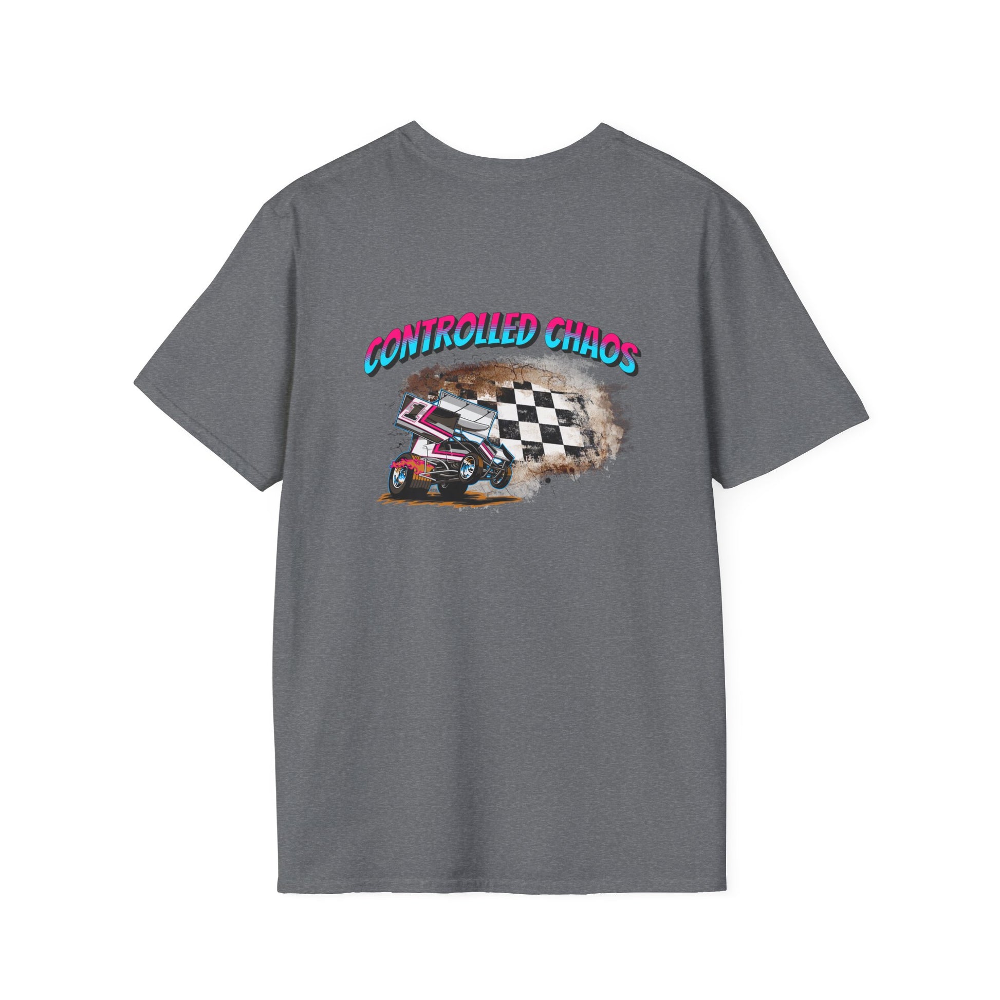 Controlled Chaos- Unisex T-Shirt, Casual Auto Enthusiast Tee, Gift for Car Lovers, Vintage Racing Apparel, Motorsports Fan Shirt