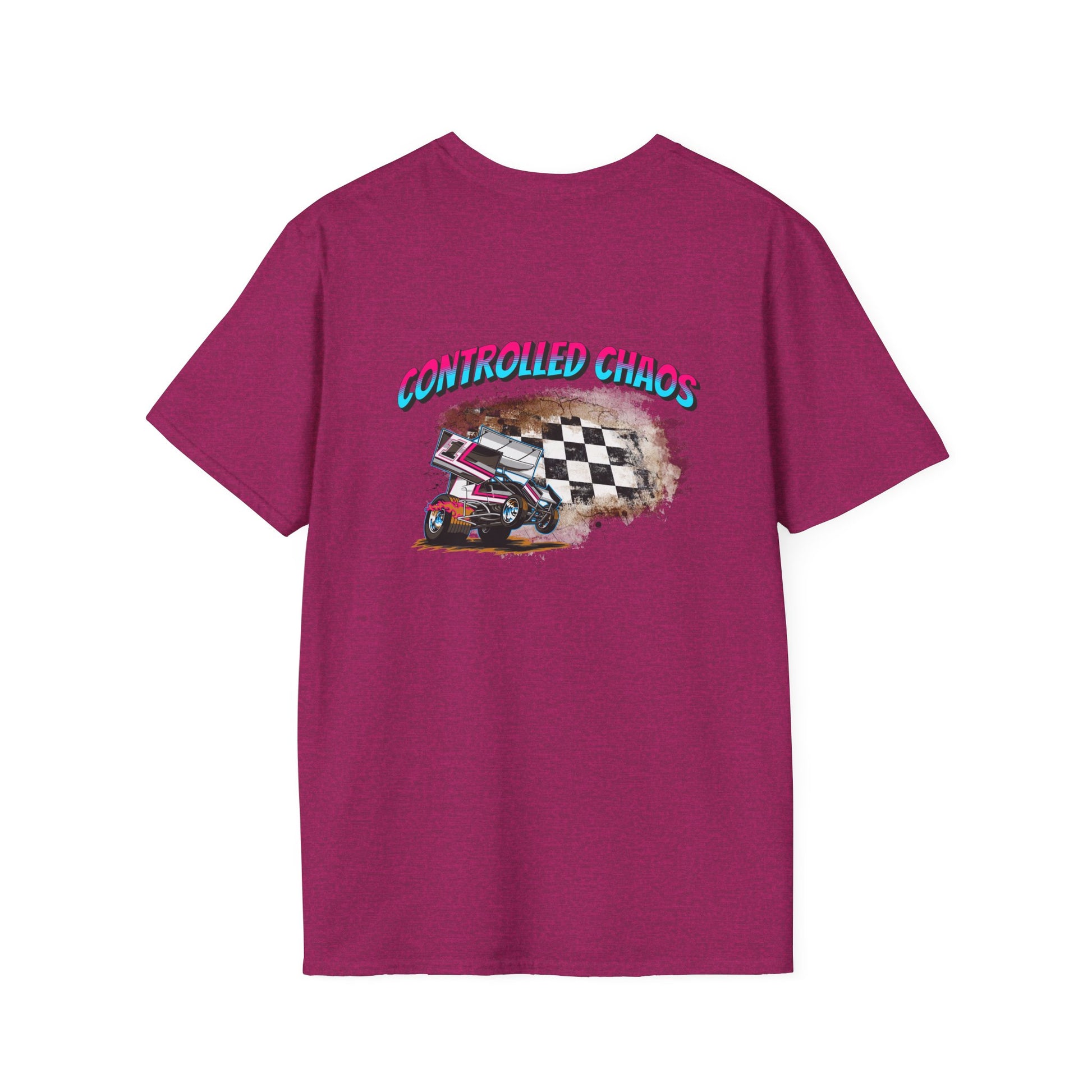 Controlled Chaos- Unisex T-Shirt, Casual Auto Enthusiast Tee, Gift for Car Lovers, Vintage Racing Apparel, Motorsports Fan Shirt